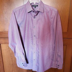 Men's Banana Republic Slim NonIron Shirt Cranberry M NWOT